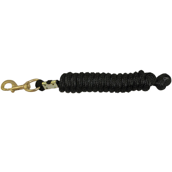Poly Lead Rope with Brass Snap 9ft